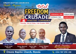 Read more about the article Total Freedom Crusade & Ministers’ Conference in Omote Kisii County