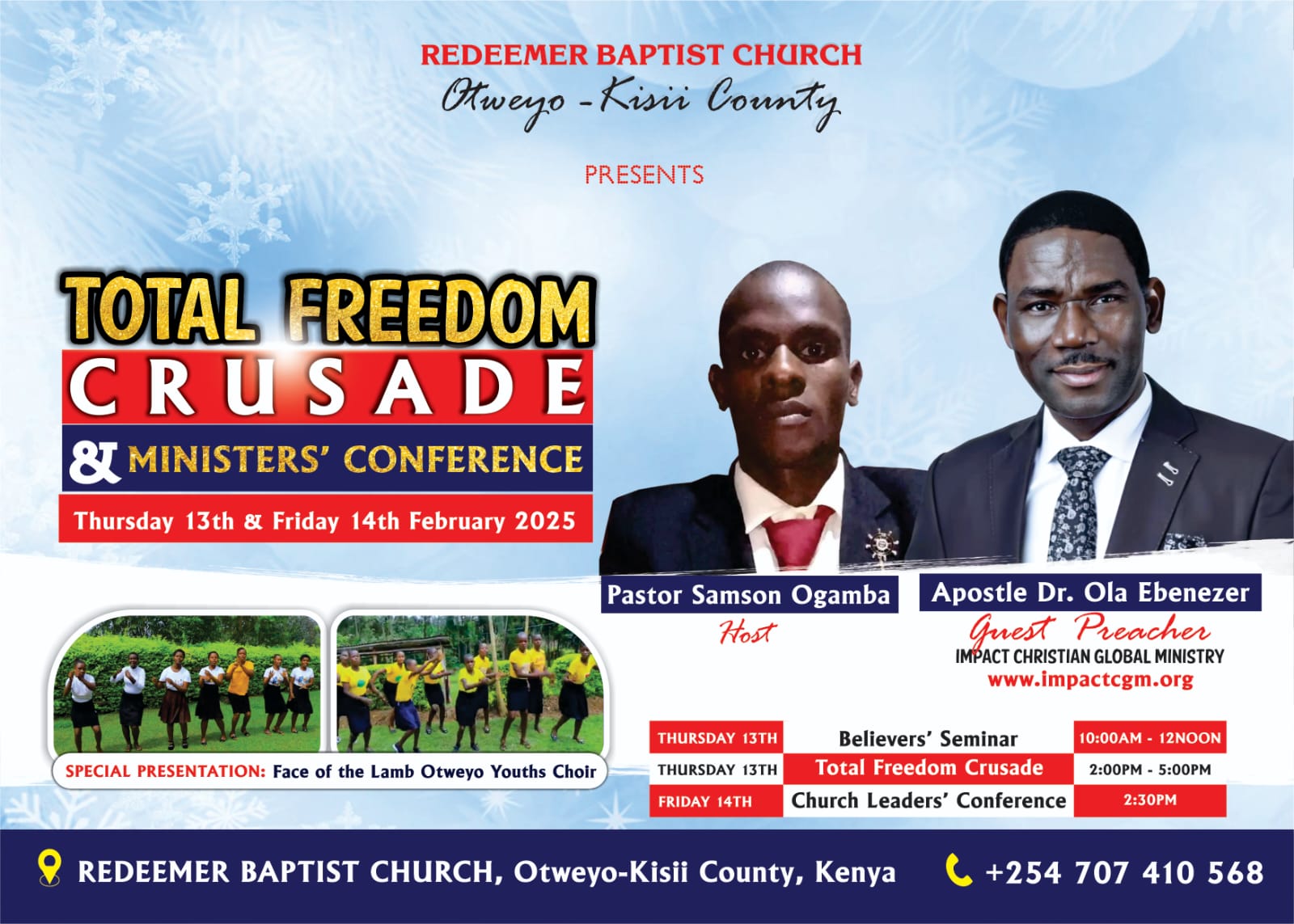 You are currently viewing Total Freedom Crusades and Fundraising for another Church in Kisii County